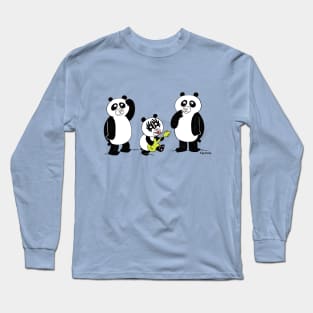 Kiss Panda Long Sleeve T-Shirt